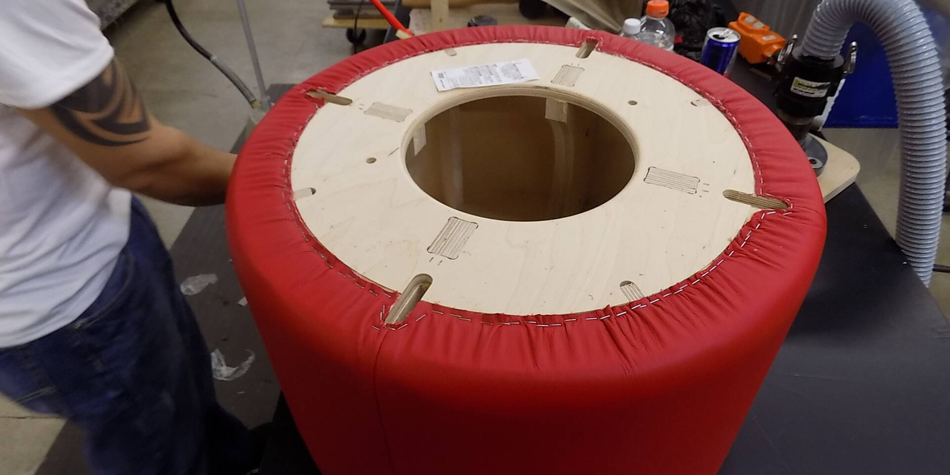 Integra leather cutting 4