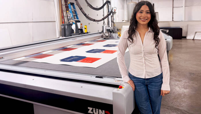 Makayla Carter at the Slate Group&rsquo;s Z&uuml;nd G3 3XL-3200.