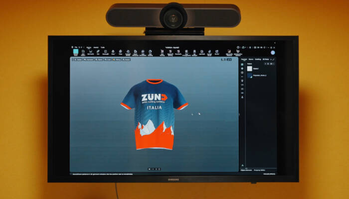OGAT crea capsule collection di brand premium, sportswear e lusso, con un processo interamente Made in Italy. Design 3D della t-shirt di Zund Italia